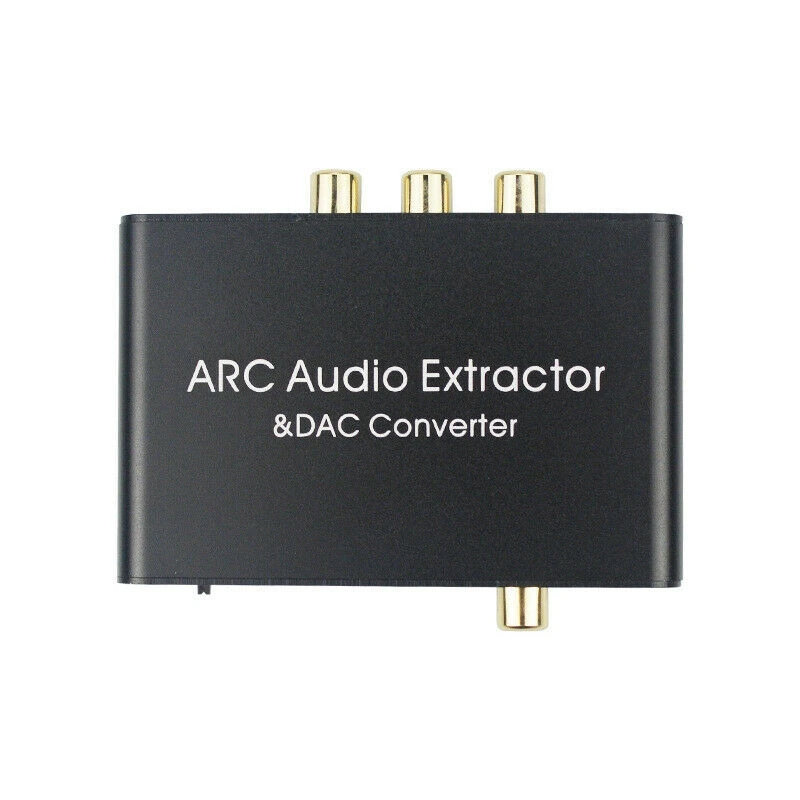 

HDMI-Compatible ARC Audio Converter Digital to Analog DAC SPDIF Coaxial RCA Cable 3.5mm Adapter