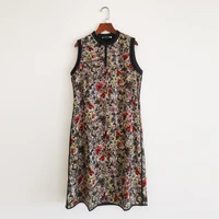 2021 spring summer women new dress sleeveless young lady foral printed short dress
