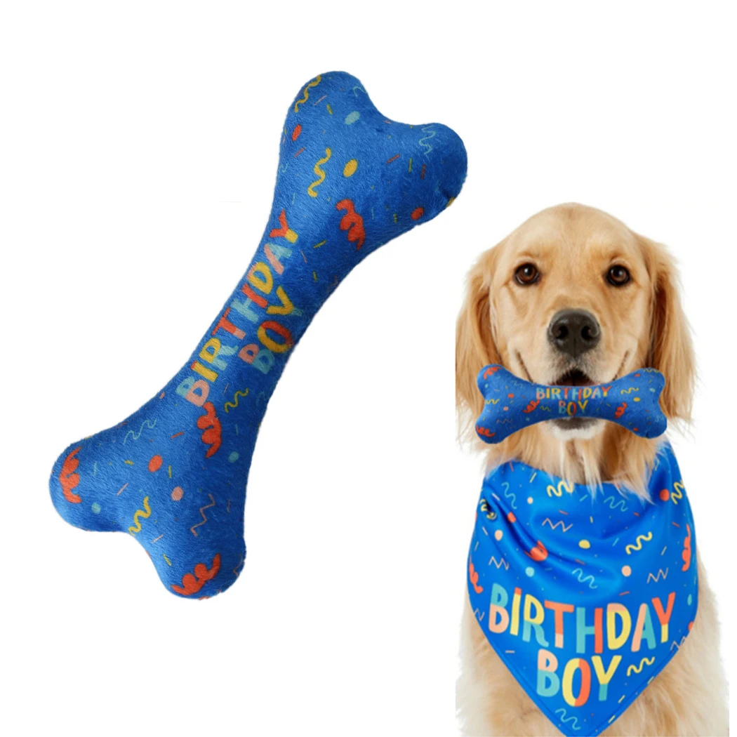 1 шт. игрушка для питомца интерактивная собаки в форме кости жевания прорезывания