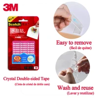 restickable strip tape 3 m double sided crystal adhesive scotch transparent double sided 3m tape for party office home decoratio