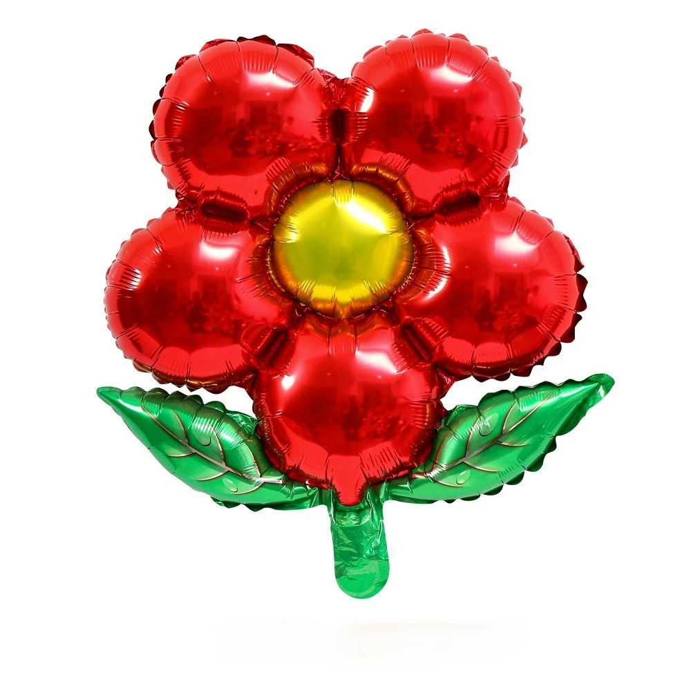 

Colorful Flowers Foil Balloons Birthday Decoration Party Supplies Baby Shower Decorations For Girl Halloween Kids Toys Wholesale