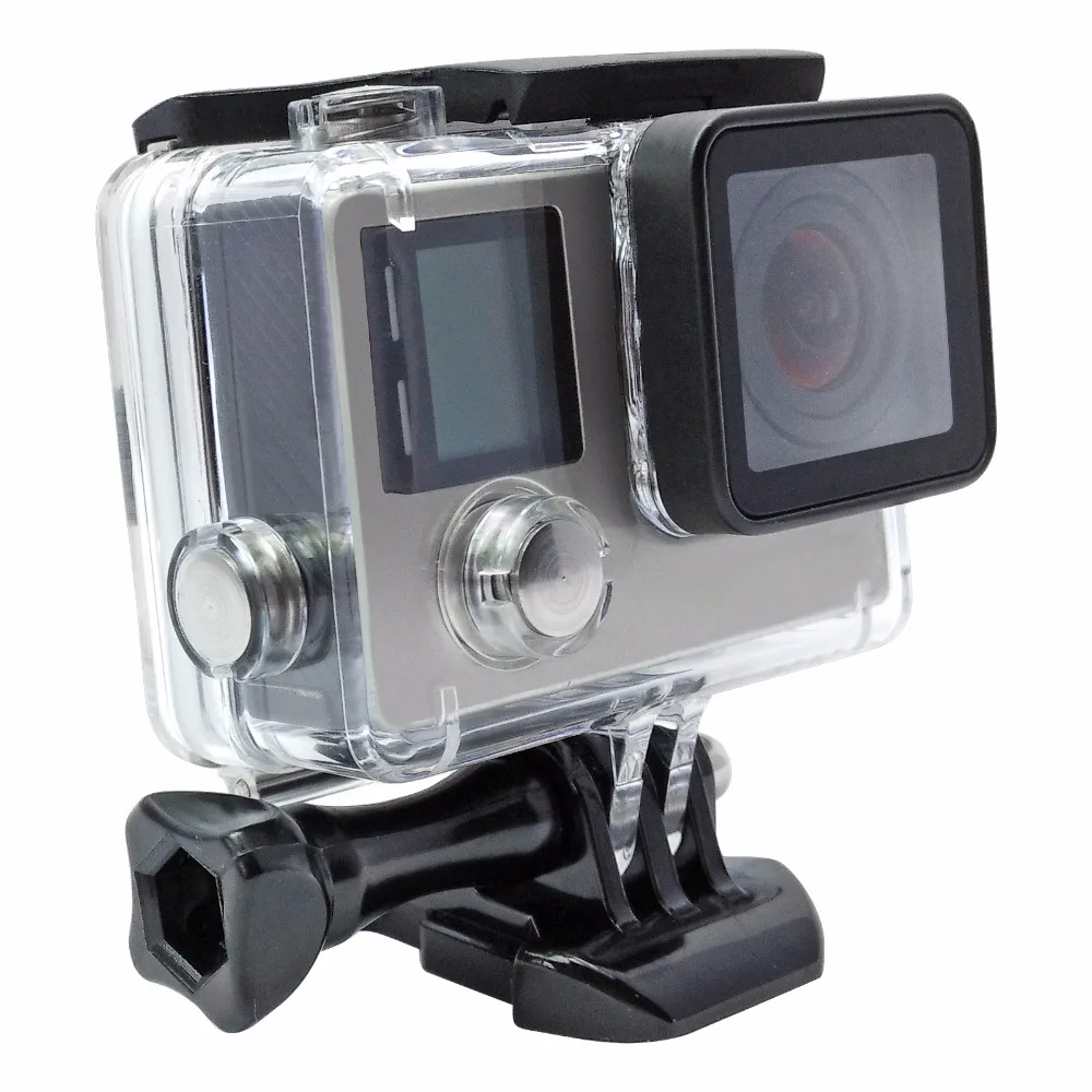 Аксессуары для Go Pro Водонепроницаемый чехол Gopro Hero 3 + / 4 защитный подводного