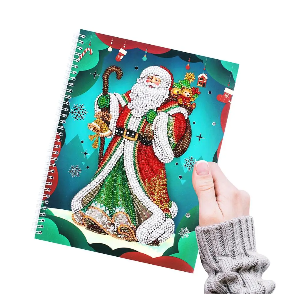 

Special Shaped Diamond Painting Notebooks 2019 Christmas 5d Embroidery Cross Stitch Diamond Art