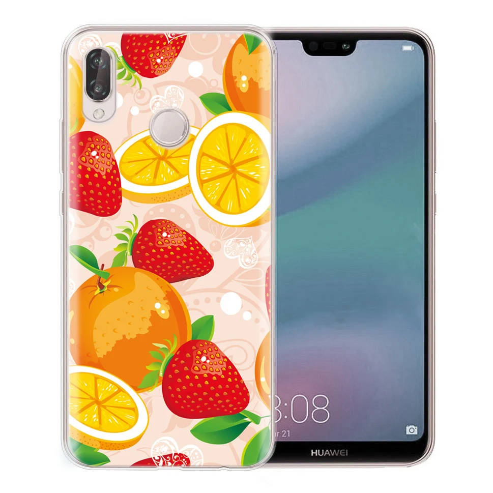 Мягкий чехол для huawei Honor 7A 8A 8X 8C 9 10 mate 20 P Smart P10 Lite Nova 3 ТПУ конфетный D055 |