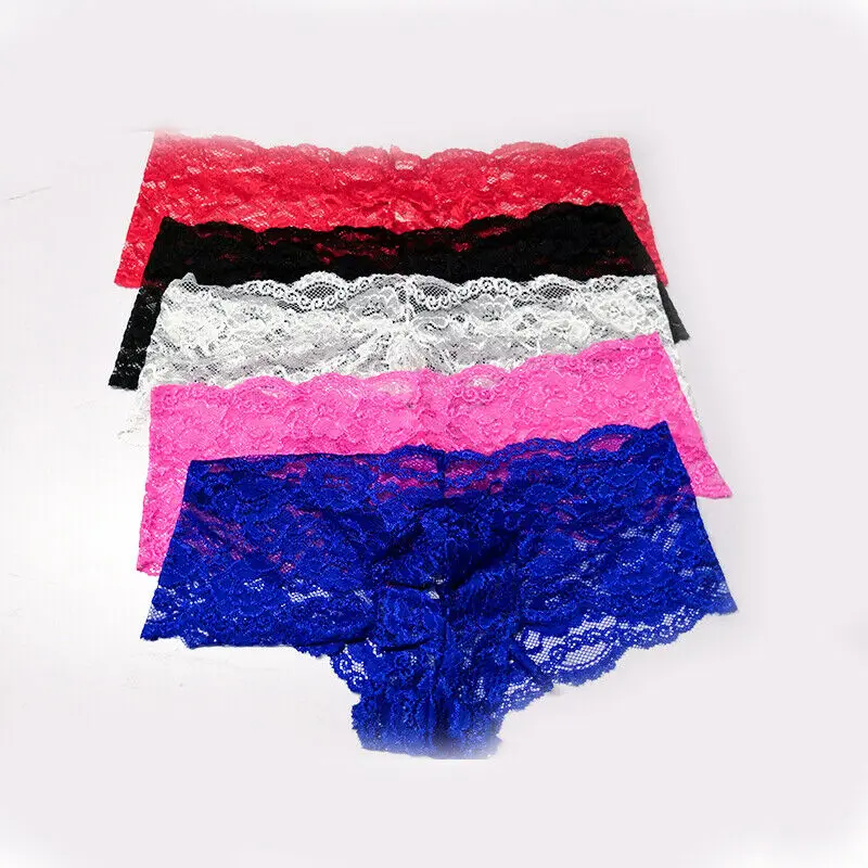 

Men's Sexy Lace Underwear Erotic Temptation Thongs Lingerie Pouch Panties Male Briefs Nightclub Perspective Male Bikini Slip Gay