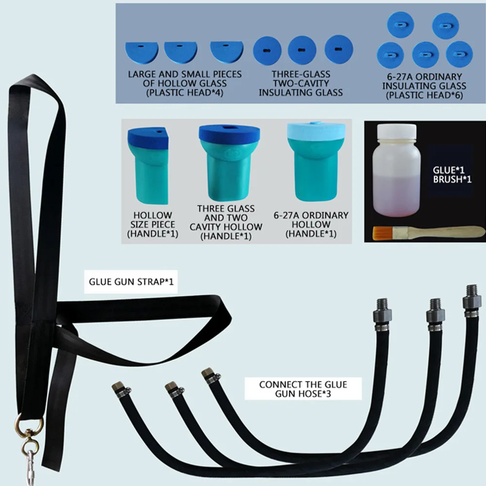 

Insulating glass glue machine automatic door seam glue nozzle glue head hose glue applicator