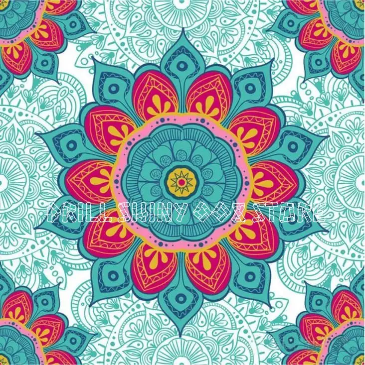 

5D DIY diamond painting Mandala Ethic Flower Embroidery Full Drill Cross Stitch Needlework Mosaic Craft Kit Home Decor Gift