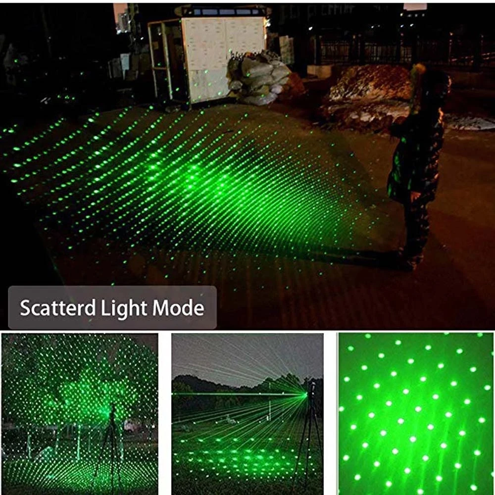 Зеленый Лазерный фонарь 5 мВт лазерный прицел 5000 м 532 нм Мощный указатель