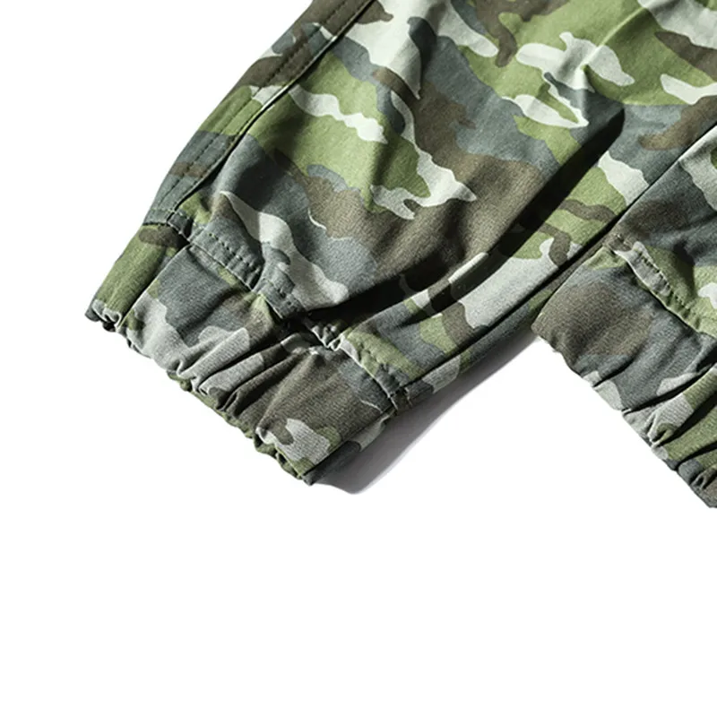 Детские брюки классические с карманами карго камуфляжные штаны принтом для