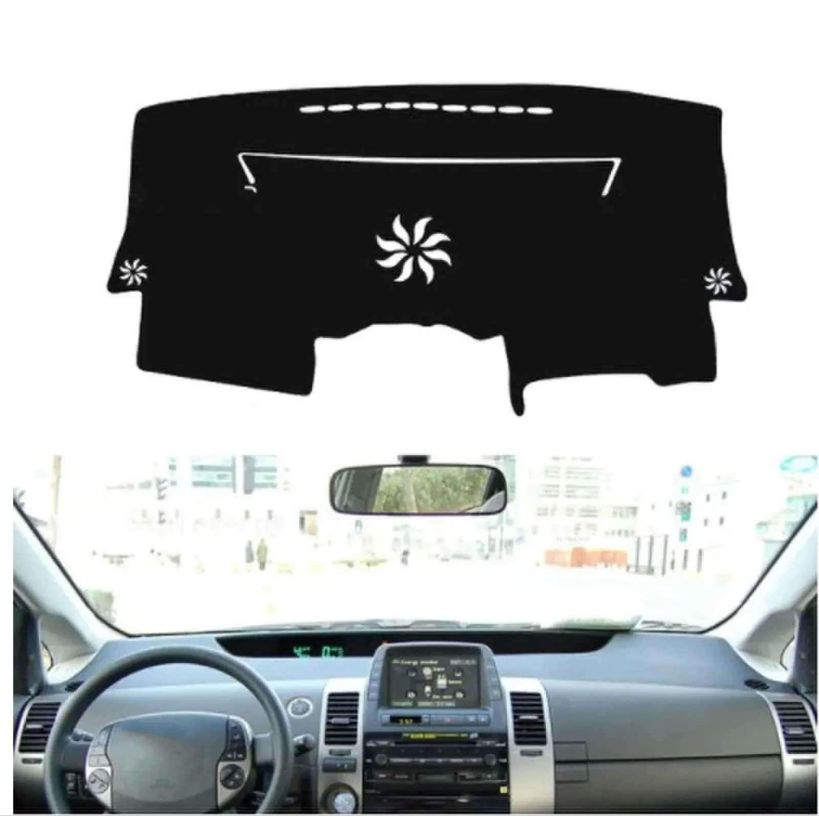 Коврик для приборной панели Солнцезащитный коврик Toyota Prius 20 2004 2005 2006 2007 2008 2009