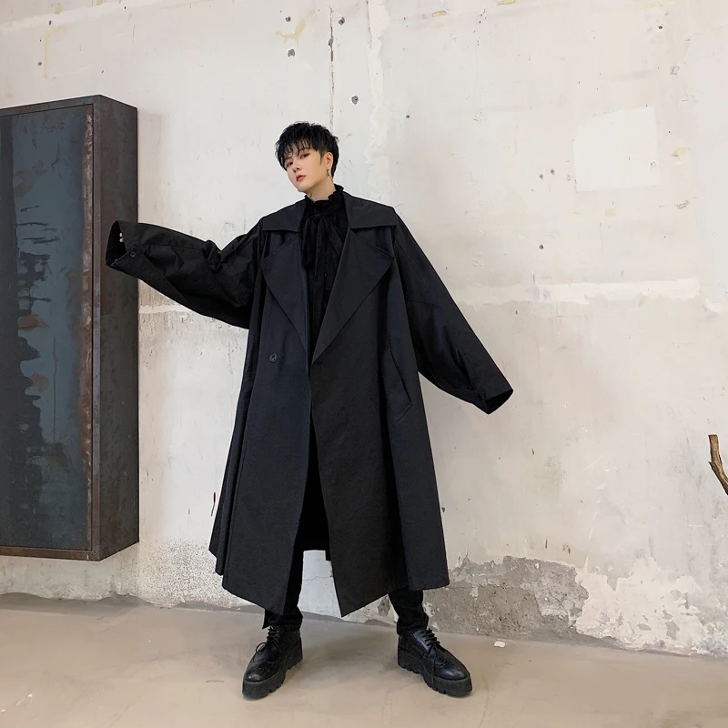 Мужская винтажная уличная куртка в стиле ретро Свободный Повседневный длинный