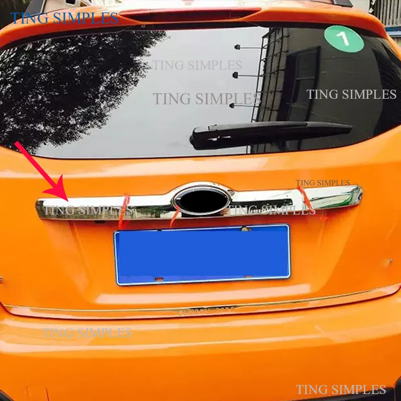 Защита заднего бампера для Subaru XV 2008-2017 нержавеющая сталь задняя защитная