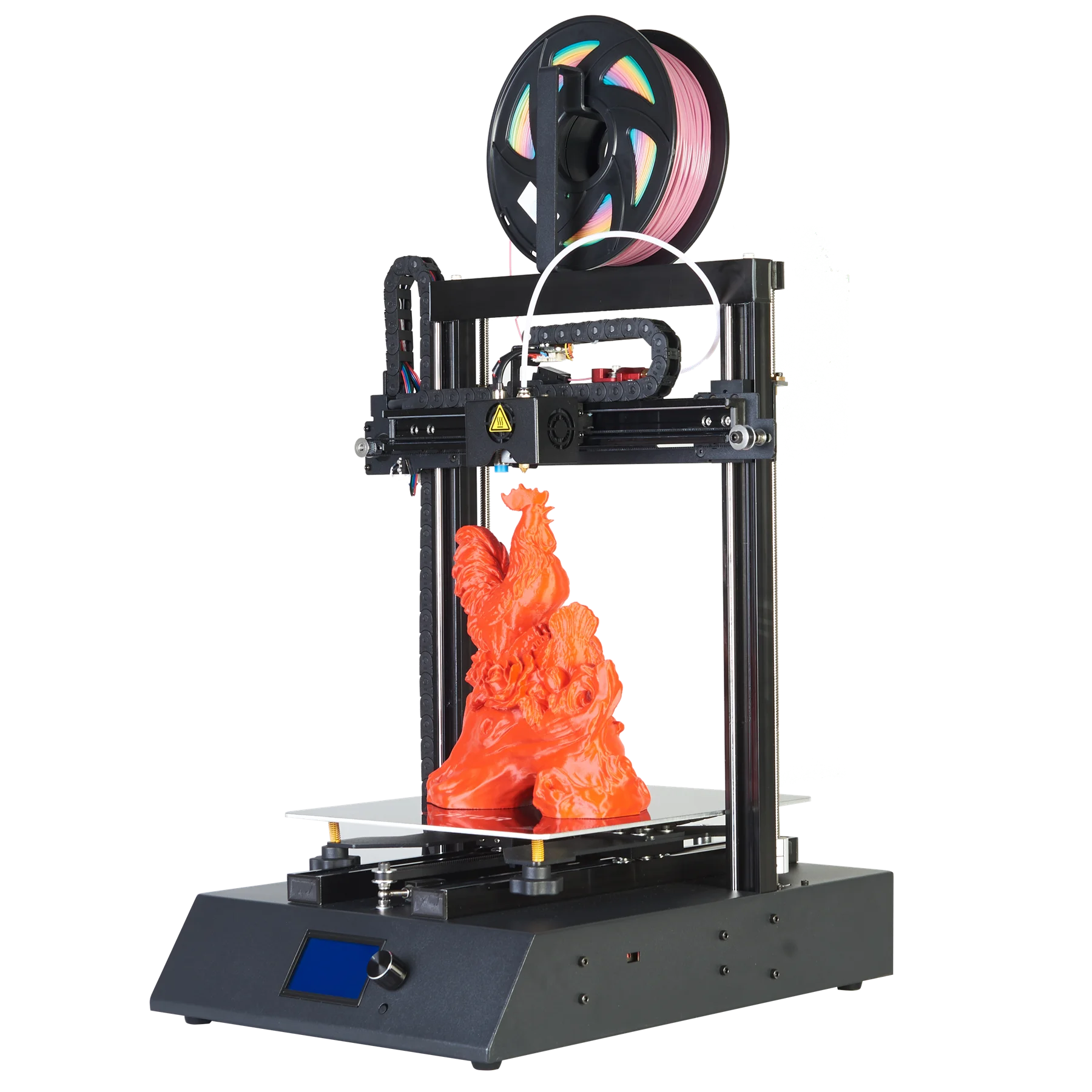 Новейший Ortur 3d принтер двухосевой линейный направляющий принтер 3D Съемная Углеродистая стальная пластина, печать с отключением питания