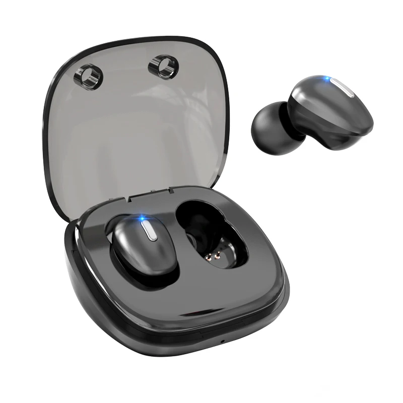 Black with Box Bluetooth наушники Bleuthoot 5,0 беспроводные наушники Tws спортивные наушники гарнитура с микрофоном - Цвет: Black with Box