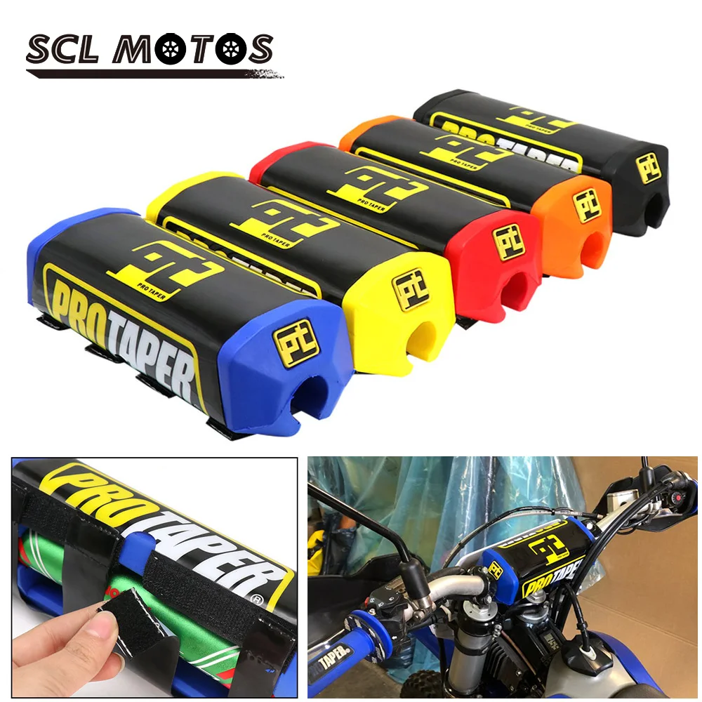 

SCL MOTOS 1Pc Motorcycle Handlebar Squre Chest Protector Pad Handle Bar Pad Cross Dirt Pit Bike Motocross Atv Taper Fat Sponge