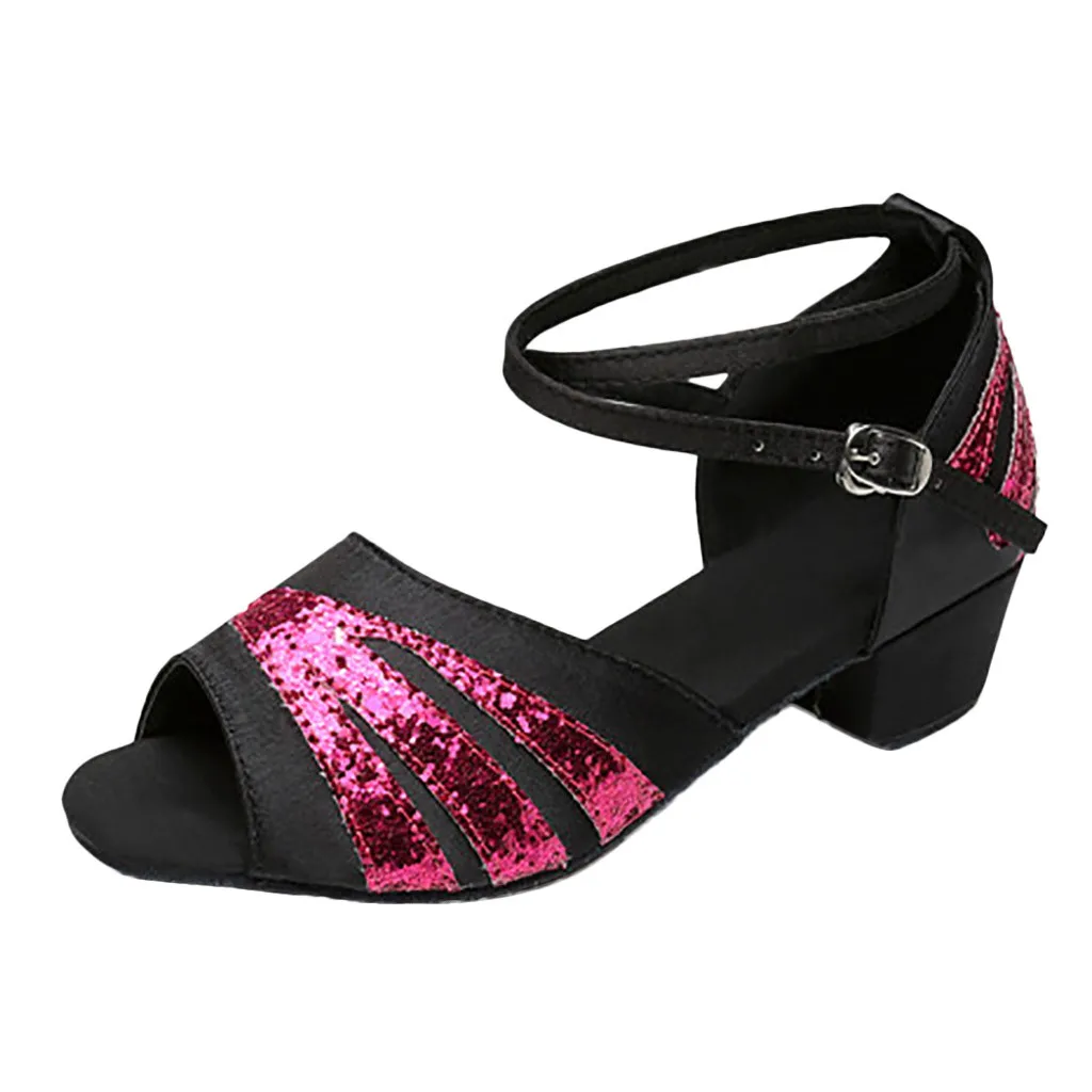 Летняя Детская Обувь для маленьких девочек принцесс танцев бальных танго