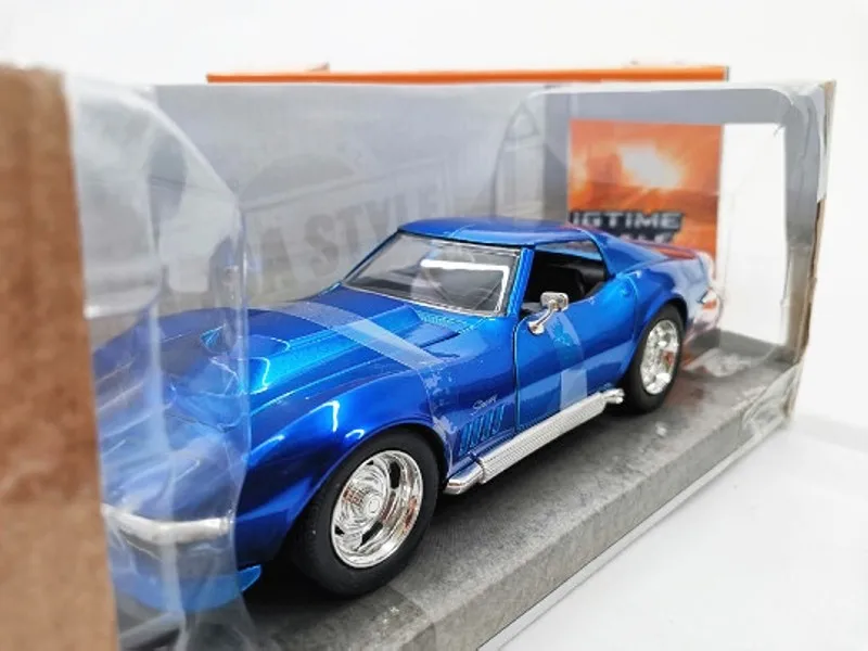 Модель автомобиля из металлического сплава для CHEVROLET CORVETTE JA DA 1:24 1969|Наземный