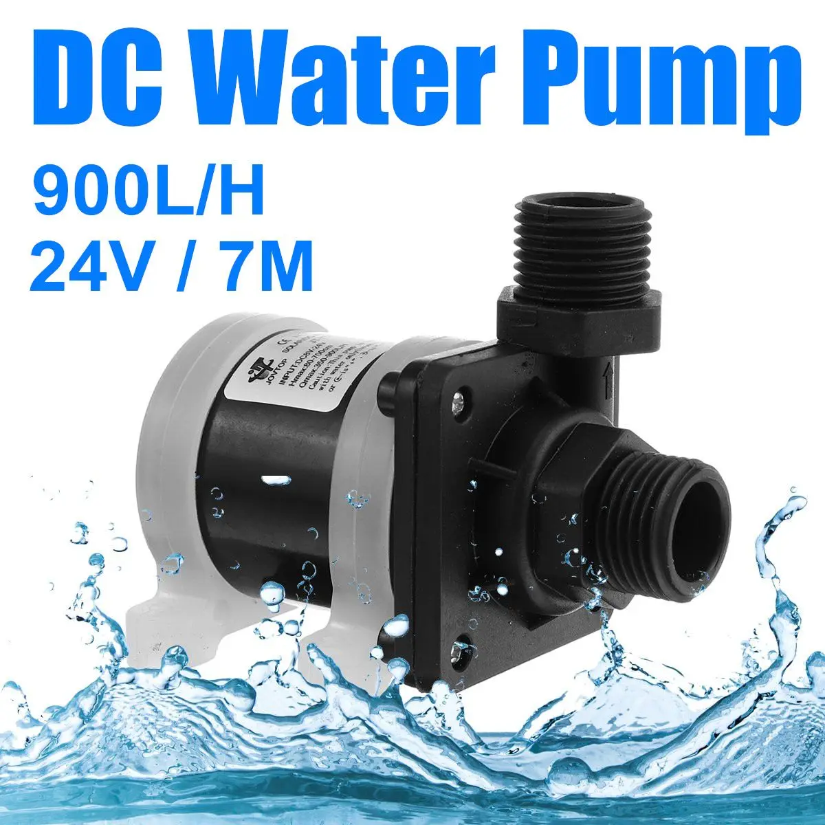 

Водяные насосы 900L/H DC 24V, циркуляция воды, солнечный бесщеточный двигатель с винтовой резьбой, погружные насосы для душа с резьбой, Φ B5