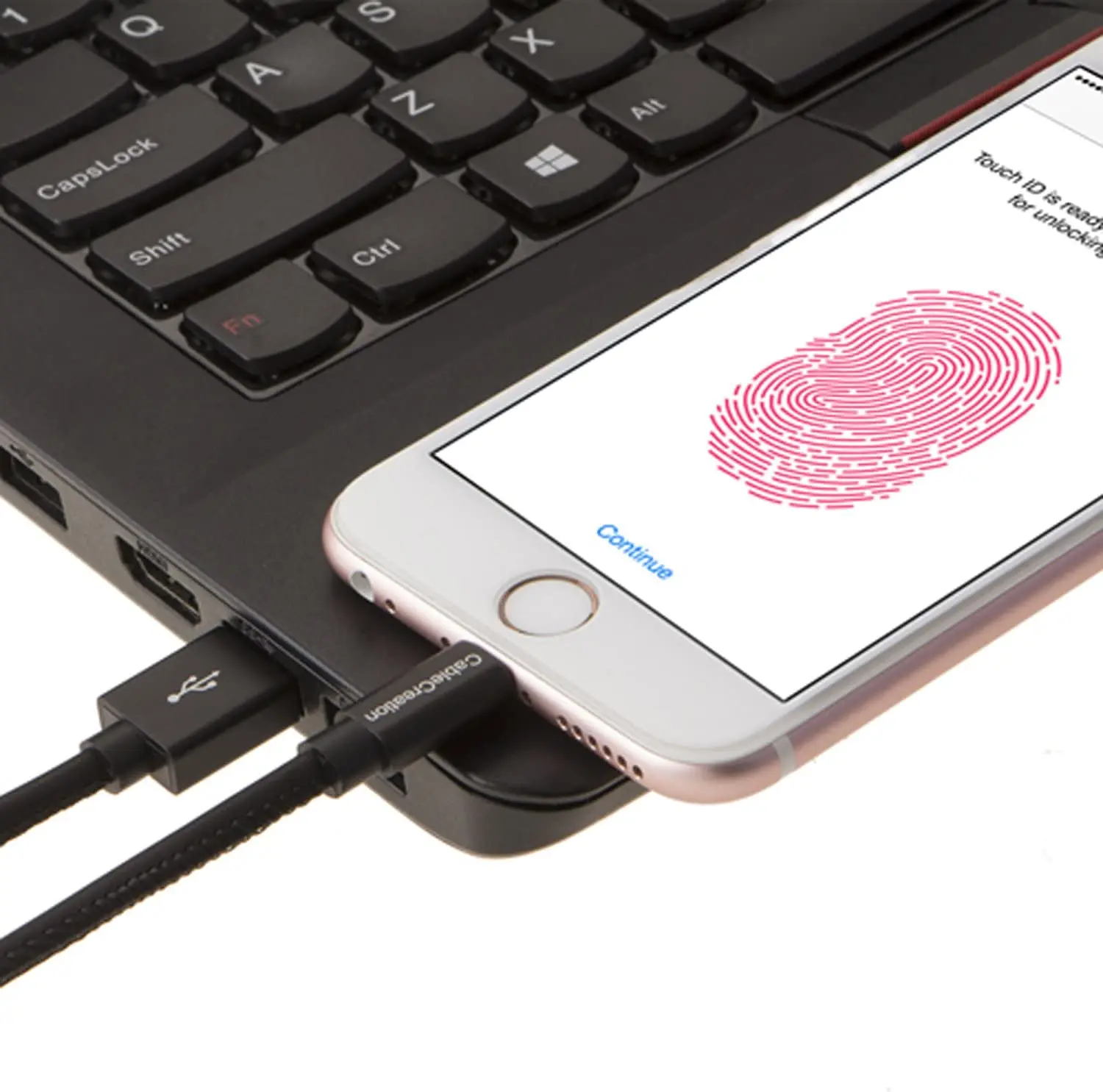 Кабель CableCreation MFi Lightning для iPhone 13 12 11 Pro XR XS USB-кабель синхронизации данных iPad кабель