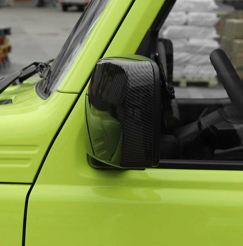 

2Pcs Car Carbon Fiber Rearview Mirror Cover for Suzuki Jimny 2019-2020