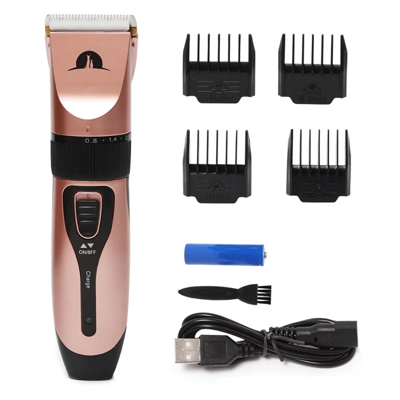 

New Trimmer Pet Dog Hair Clippers Grooming Electric Scissor Dogs Cutter Rechargeable Cordless Shaver Low Noise Haircut Tool