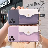 new silicone wallets phone case for iphone 12 13pro max 11 pro max 2021 x xr xs max 7 8 plus 12 mini card soft back cover