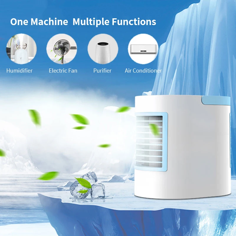 Мини Кондиционер с водяным охлаждением воздушный охладитель вентилятор