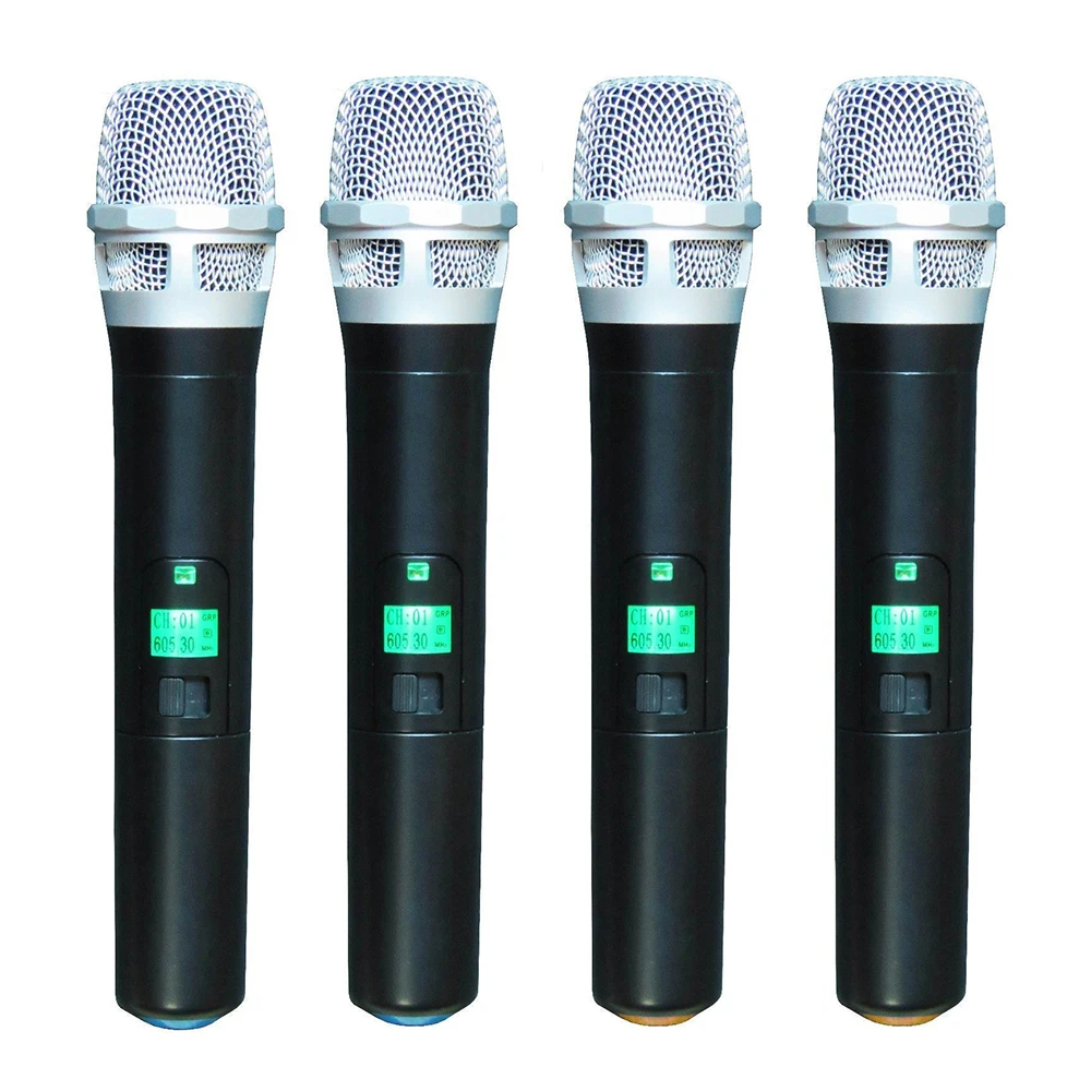 Миксер STARAUDIO Pro 4 канала с питанием от сети PA DJ усилитель звука 4CH UHF Ручной