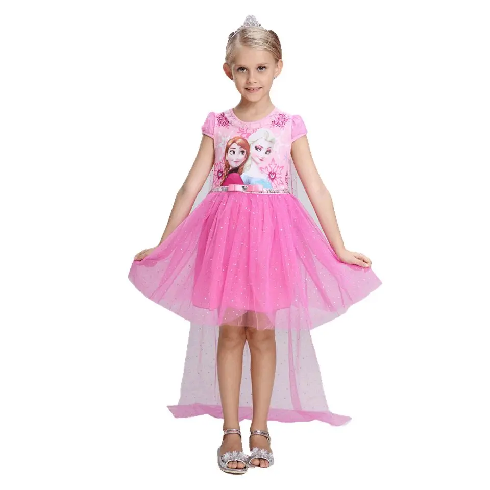 DISNEY FROZEN ELSA GIRLS HALLOWEEN COSTUMES FOR KIDS SNOW QUEEN COSPLAY PRINCESS ANNA ELZA FANTASIA VESTIDO INFANTILS CHRISTMAS | Детская