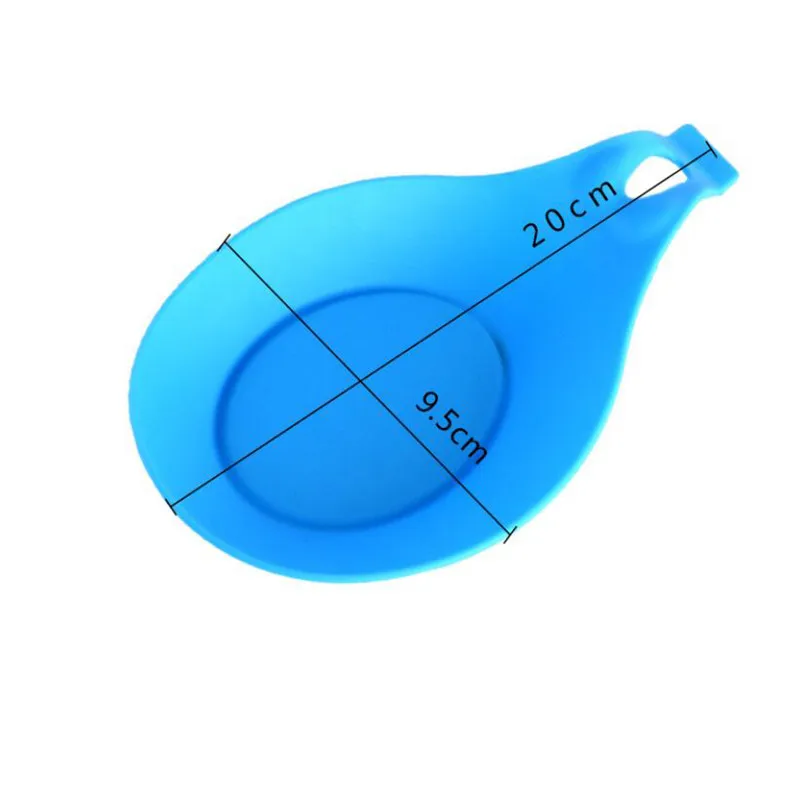 1Pcs Silicone Insulation Spoon Rest Heat Resistant Drink Glass Coaster Tray Pad Eat Mat Pot Holder Kitchen Accessories | Дом и сад