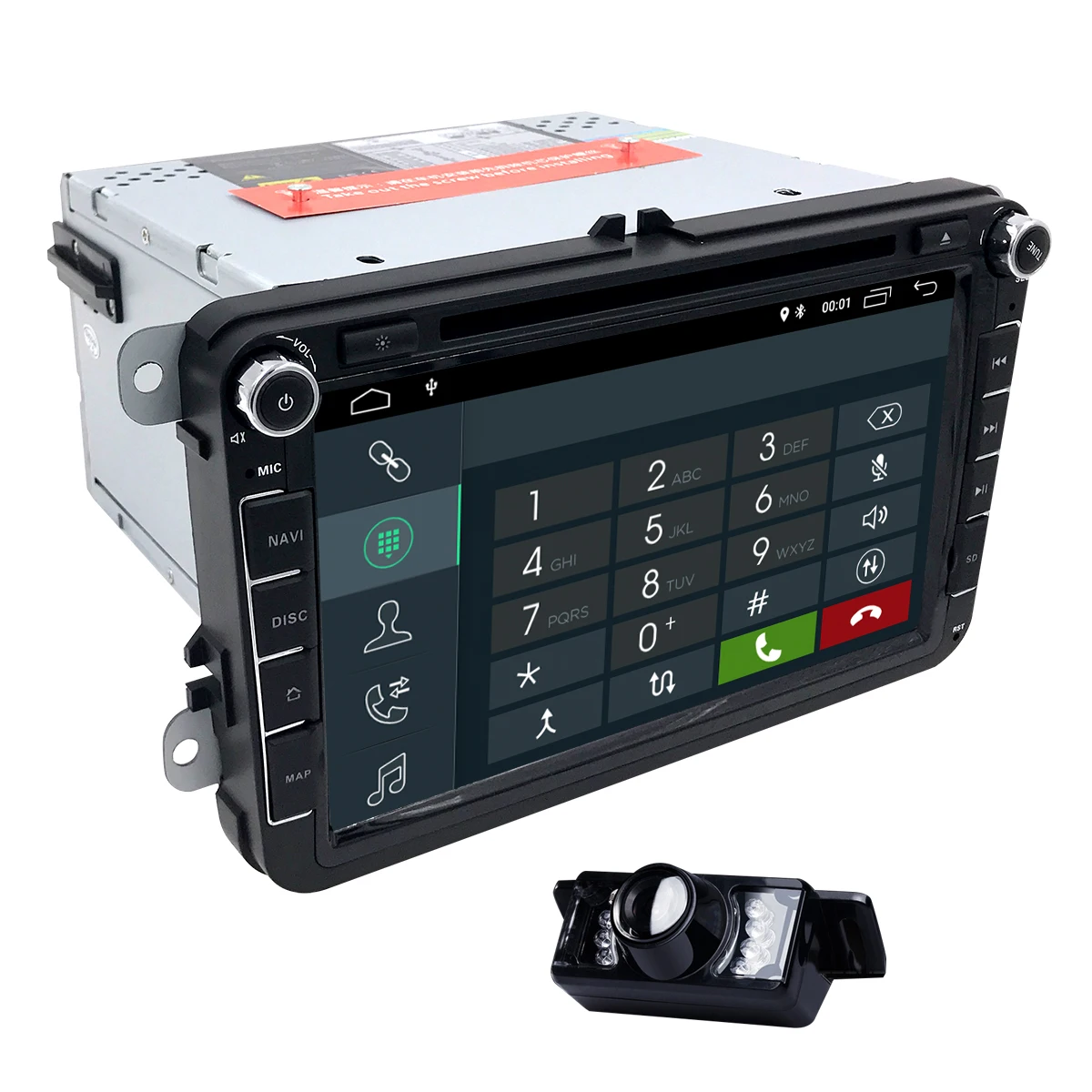 2Din Android 9,0 автомобильный стерео радио 8 дюймов HD 1024*600 экран четырехъядерный автомобильный DVD gps для V W Passat b6 Golf 5 Polo J etta 2GRAM SWC
