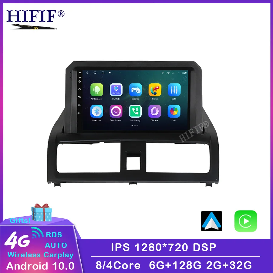 Carplay Android 10 для Honda Accord 7 2003 2004 2005 2006 2007 автомобильный мультимедийный плеер GPS радио