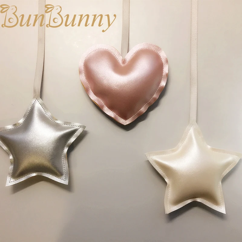 Блестящая Звезда в форме сердца Мягкая подвеска Украшение для комнаты стиле