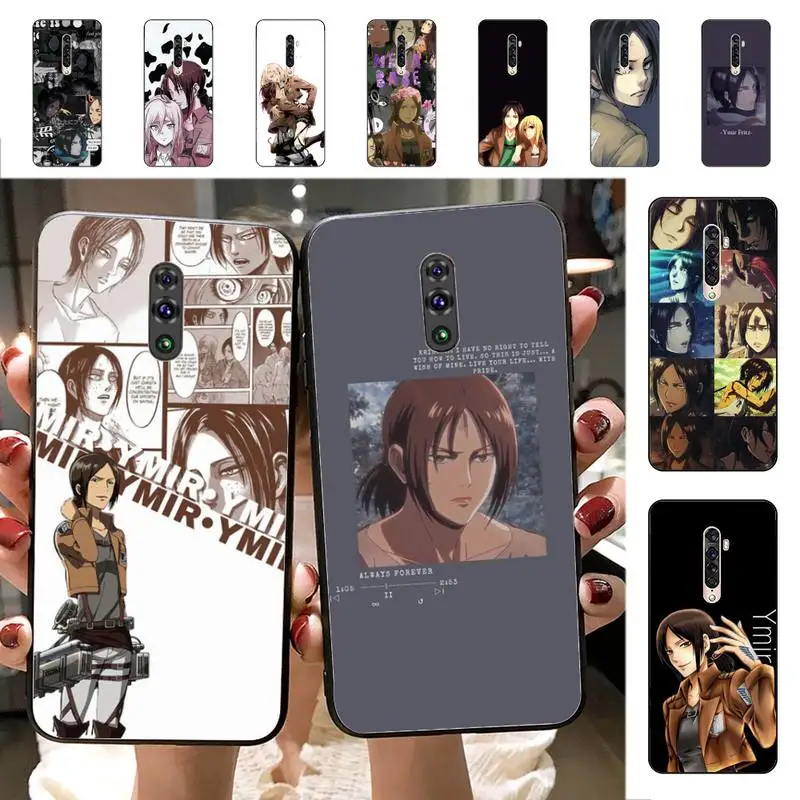 

YNDFCNB Anime Japanese attack On Titan Ymir Phone Case for Vivo Y91C Y11 17 19 17 67 81 Oppo A9 2020 Realme c3