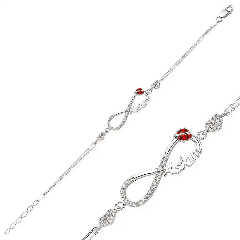 

Silver Infinity Love Women Bracelet
