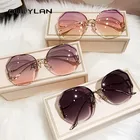 Женские солнцезащитные очки с градиентными линзами, UV400, 2021