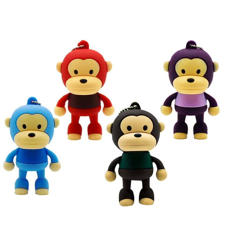 

Monkey Pendrive Usb Flash Drive 128gb 64gb 32gb 16gb 8gb 4gb Cartoons U Disk Pen Drive 256gb Memory Usb Stick Memory Flash Disk