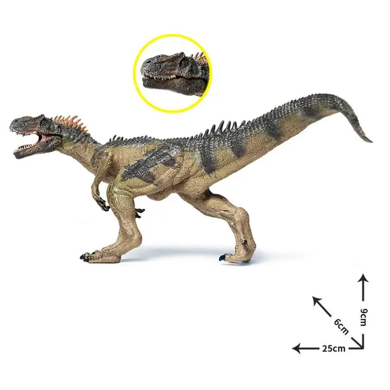 10 дюймов Дети моделирование статические динозавры Allosaurus животное новая модель