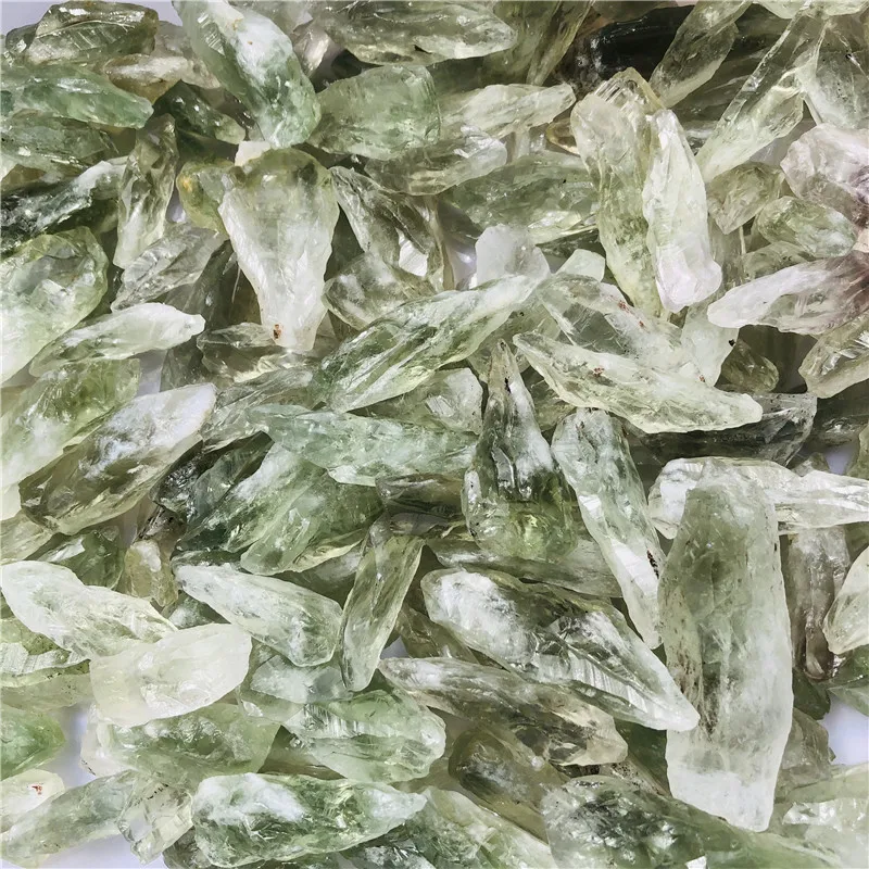 

Natural green crystal stone quartz gravel rough energy Rock Raw Gem stone Mineral