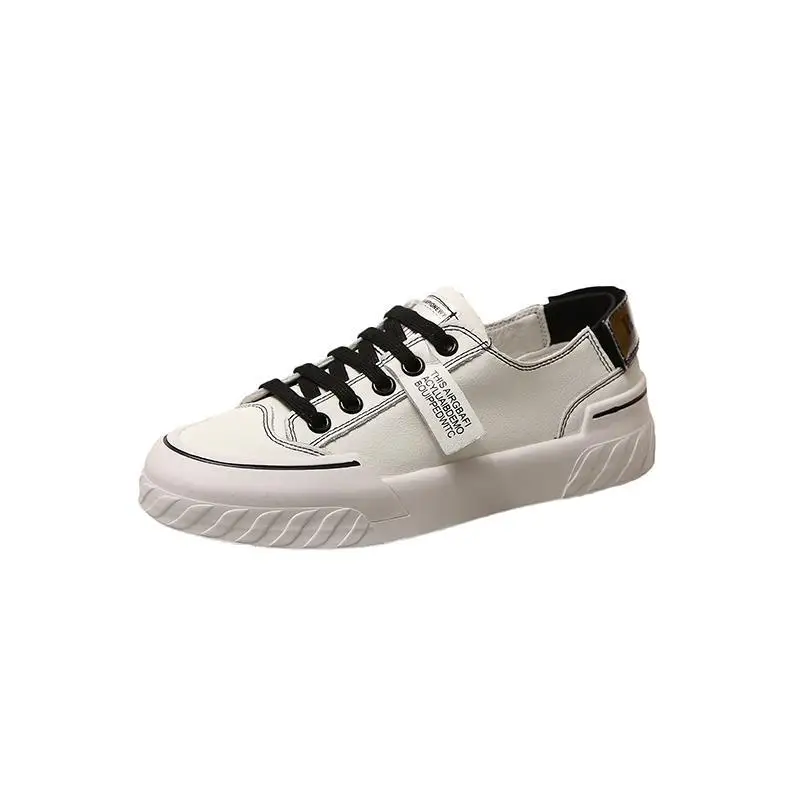 

Leather White Women's Shoes Summer 2021 New Spring Hot Style Sports and Leisure Dad Spring and Autumn ShoesStar Same Style
