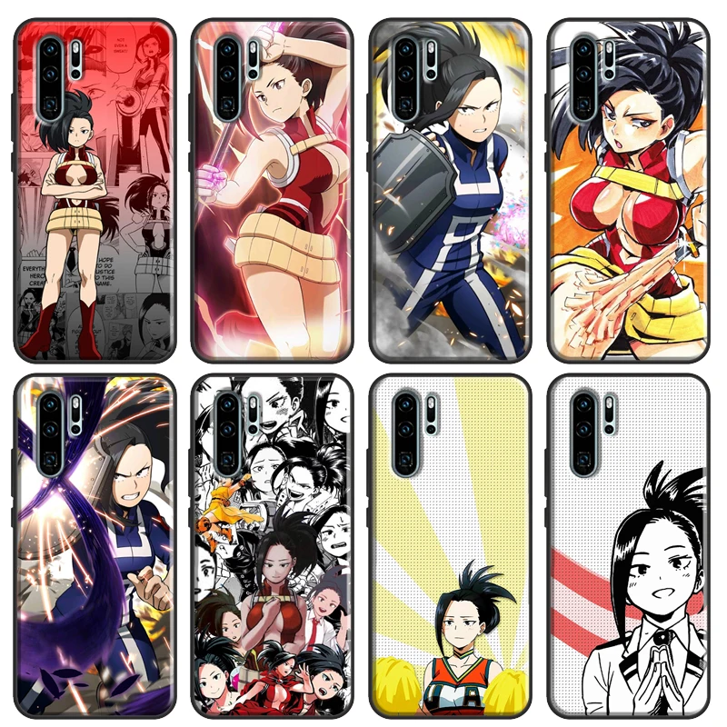 Чехол Momo yaoyorozu моя геройская Академия для Huawei P30 Pro P20 P40 Mate 10 20 Lite Nova 5T P Smart Z 2019 Honor 50 8X 9X 10i