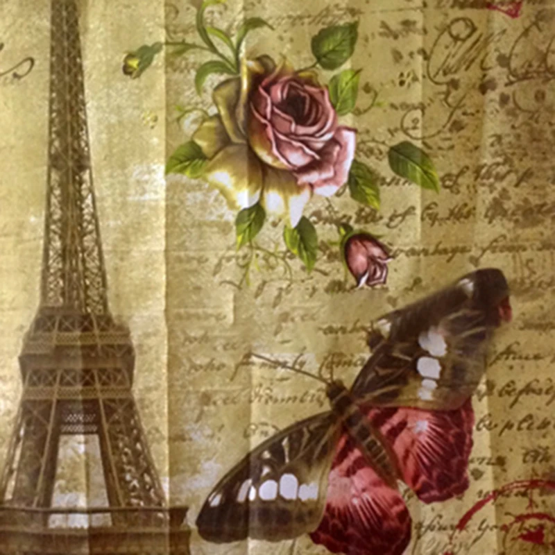 Эйфелева башня занавеска для душа 3D ванная душевая занавески Париж окна коврик