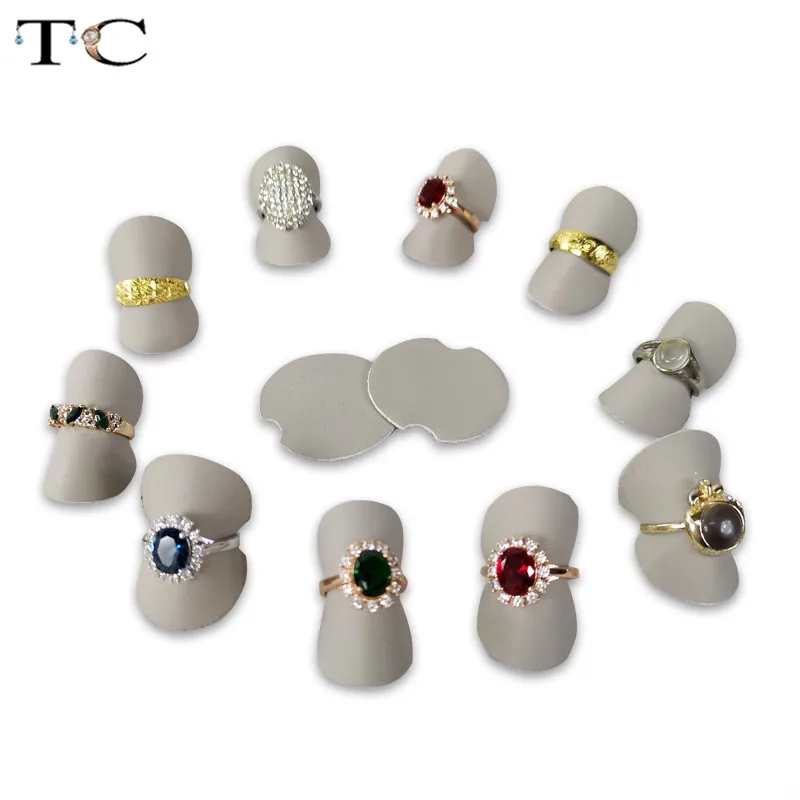 ПУ ювелирные изделия кольцо держатель кольца Органайзер лист ювелирных изделий