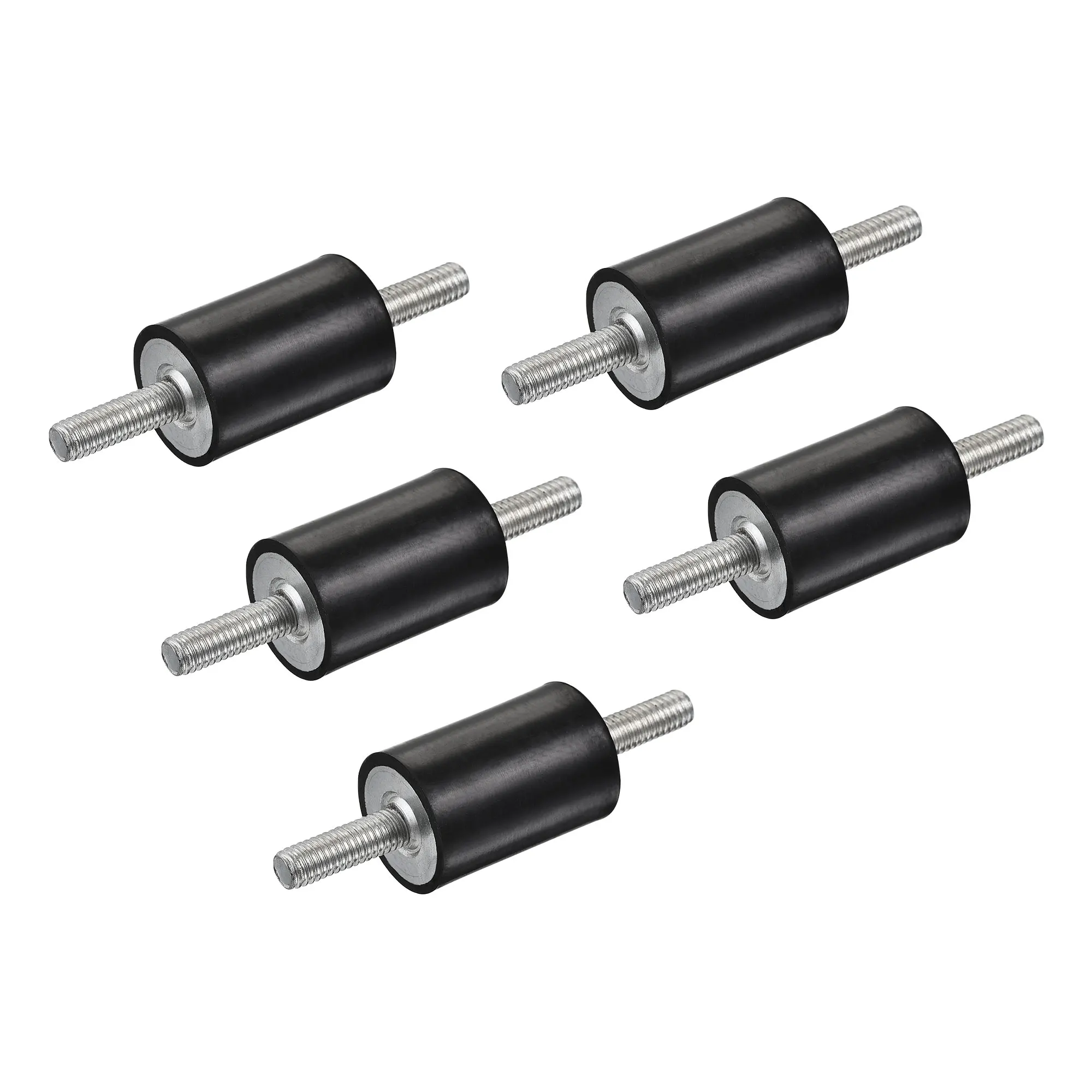 

Uxcell M6 Rubber Mounts Male/Male Shock Absorber, D20mmxH30mm 5 Pcs