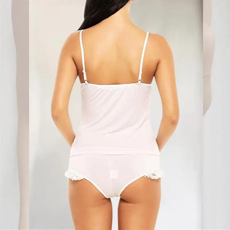 

Lace Stitching Plus Size Pajamas Set Sleeveless Camisole Tops + Pajama Shorts Two Piece Set Women Sexy Sleepwear Sets Xl