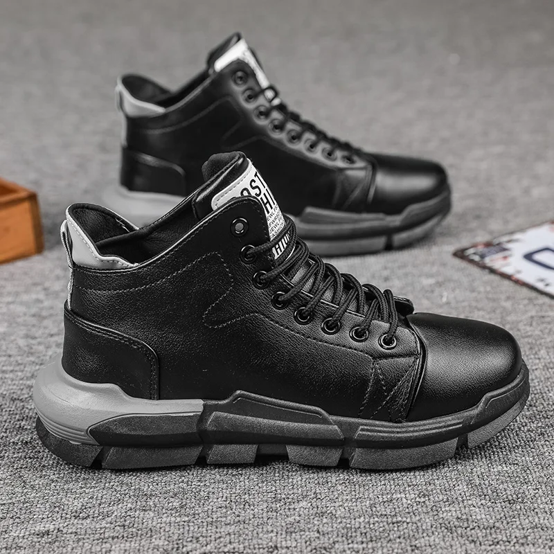 

stylishtop man casuales High for informales sport couro Sneaker zapatos sneakers casual fashion para breathable boots zapatillas