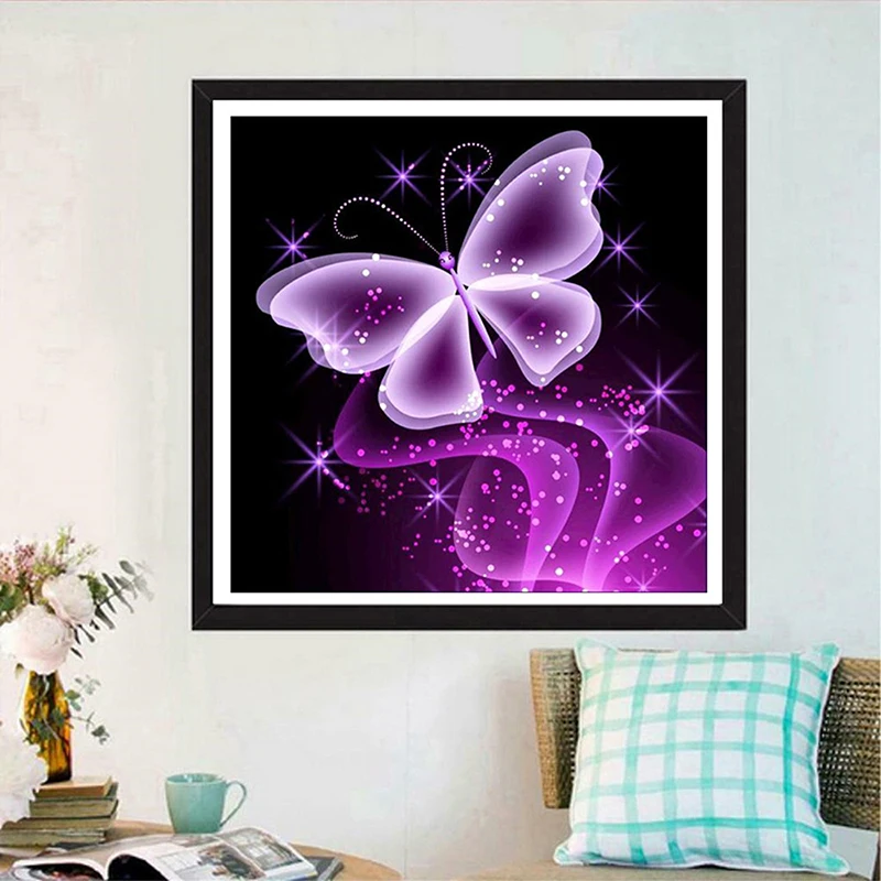 5D DIY частичная дрель круглые стразы Алмазная картина Papillon бабочка вышивка
