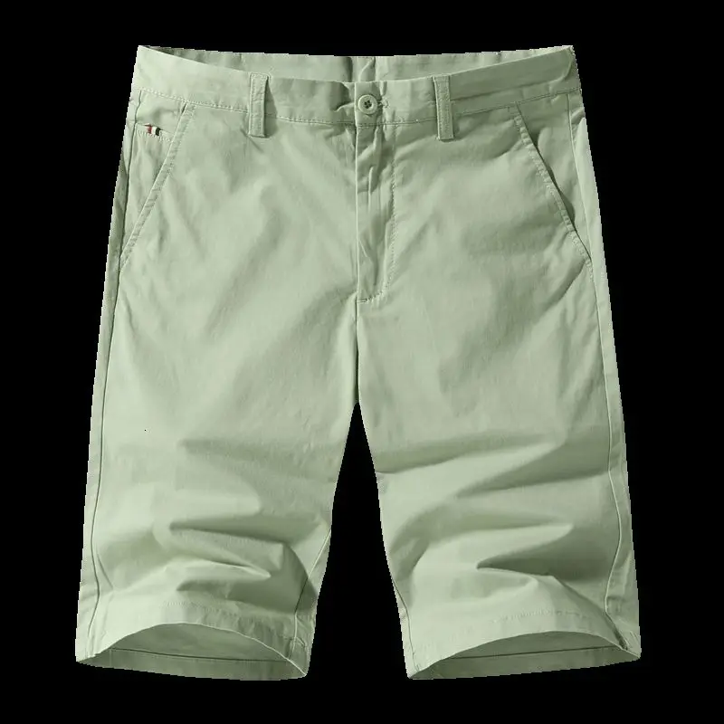 

2021 Pants White Black New Cotton Solid Color Shorts Capris Beach Green Men Clothing Couples Movement Breathable Leisure