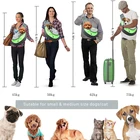 Слинг для домашних животных, дышащая сетка, регулируемый Мягкий ремень, уличная Сумка-тоут через плечо для мелких домашних животных, прямые поставки, переноски и сумки для собак