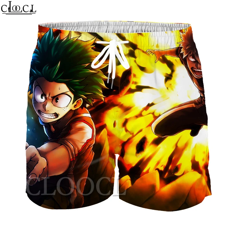 

CLOOCL/милые детские шорты в стиле аниме «Мой герой»; Модные простые летние спортивные шорты для мальчиков в стиле Харадзюку